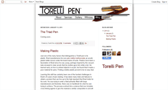 Desktop Screenshot of blog.torellipens.com